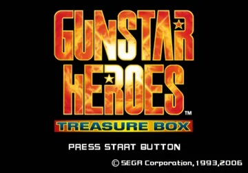 Sega Ages 2500 Series Vol. 25 - Gunstar Heroes - Treasure Box (Japan) screen shot title